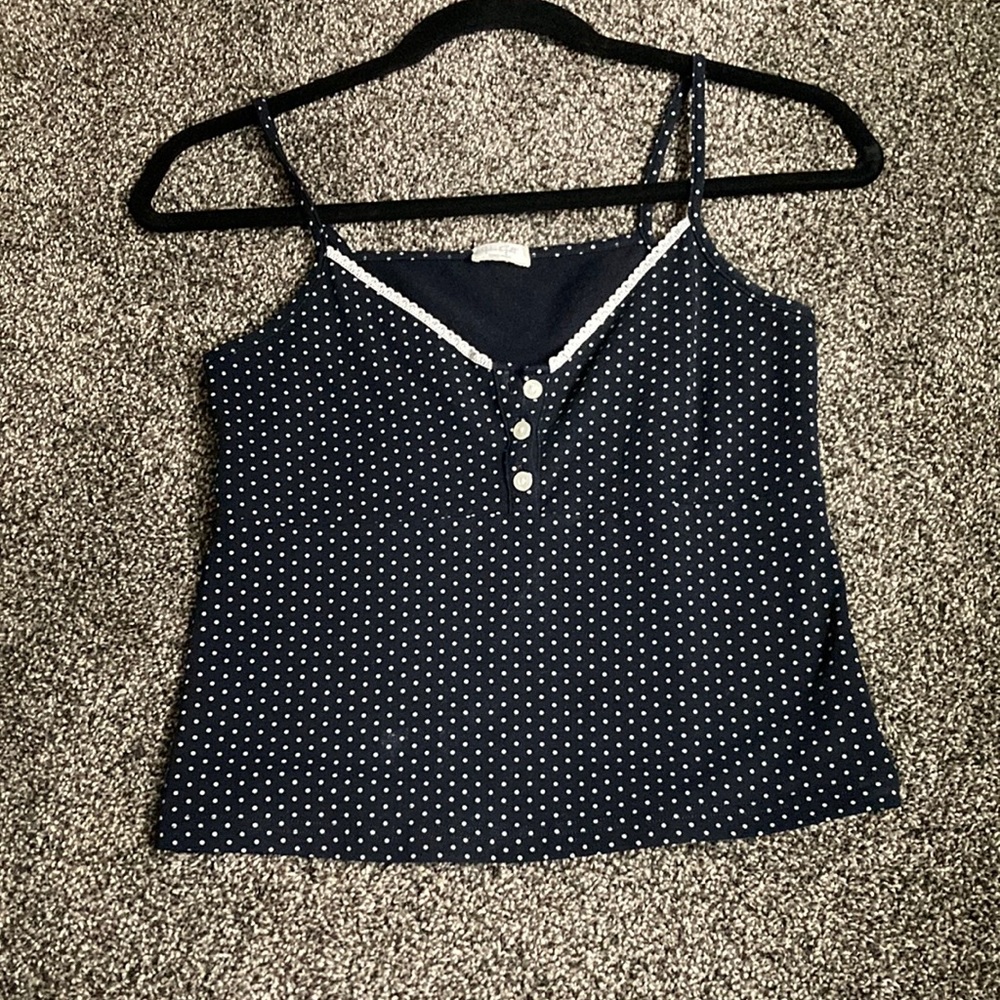 John Galt navy blue cami
